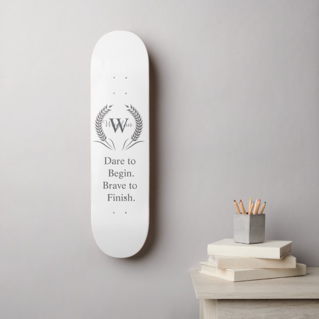 Motivational Sports Skateboard (Wall Art)