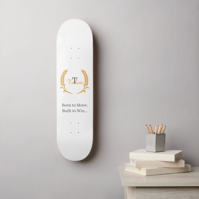 Motivational Sports Skateboard (Wall Art)