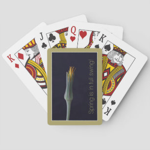 Motivational Spring Floral Hidden Beauty Playing Cards