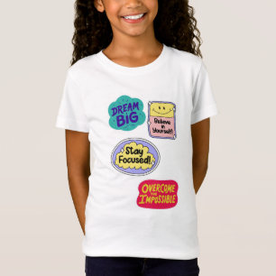 Motivational Sticker Pack: Dream Big & Stay Focuse T-Shirt