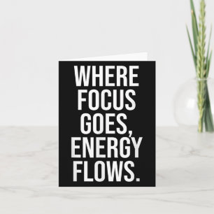 Motivational Stoic Philosophy Quote For Focus Card
