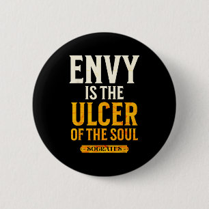 Motivational Stoicism Quote Socrates Stoic Philoso 6 Cm Round Badge