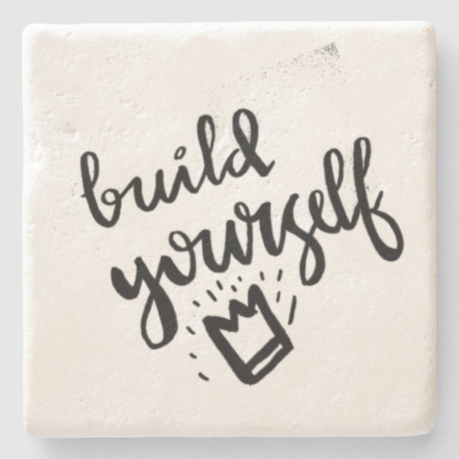 Motivational Stone Coaster (Front)