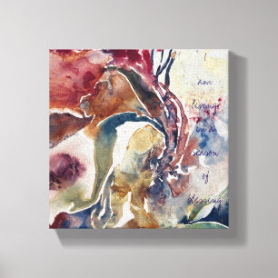 Motivational Stretched Canvas Print