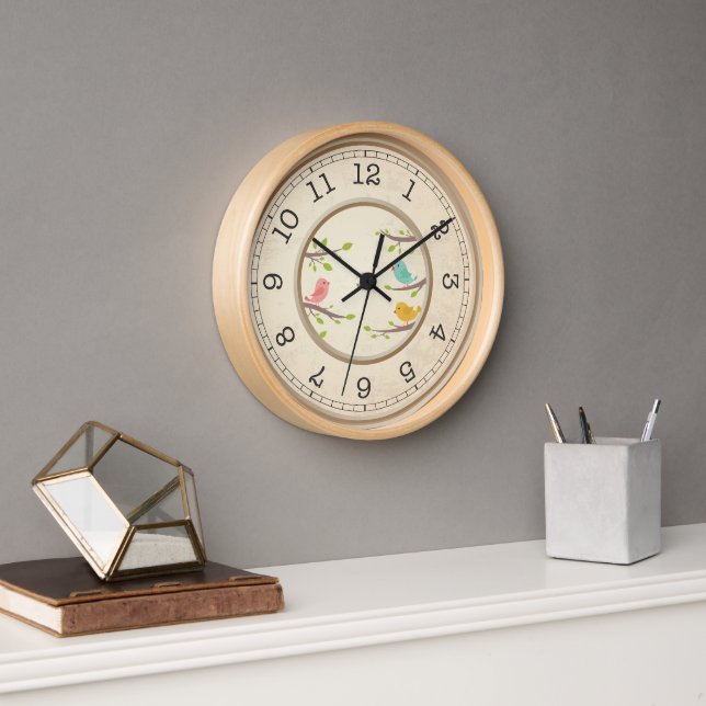 Motivational Strong Heart Wall Clock - Artistic  (Office)