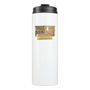 Motivational Success Decal Thermal Tumbler