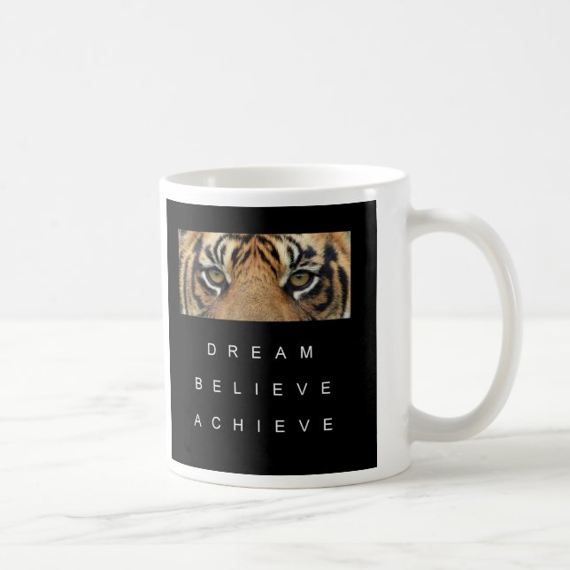 Motivational Success Quote Modern Template Coffee Mug (Right)