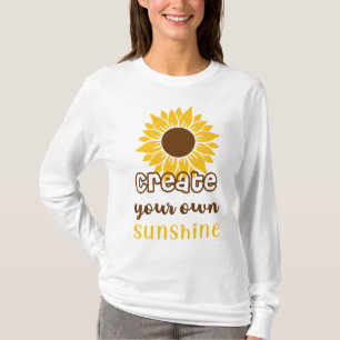 Motivational Sunflower Sunshine T-Shirt