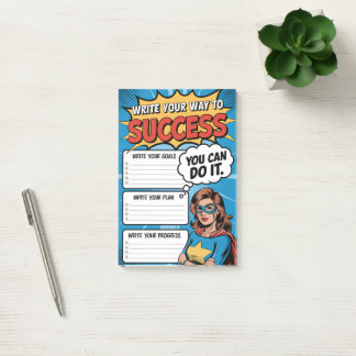 Motivational Superhero Planner Post-it Notes