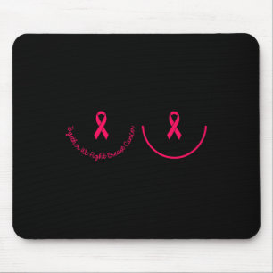 Motivational Support Breast Cancer Awareness Pink Mouse Mat