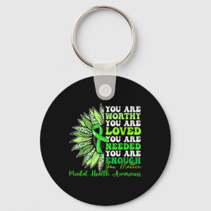 Motivational Support You Mental Health Awareness Key Ring