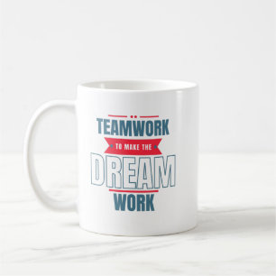 Motivational Teamwork Gift Office Supplies  Coffee Mug