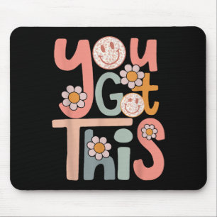 Motivational Testing Day Shirt Teacher Student You Mouse Mat
