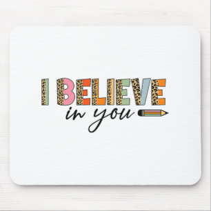 Motivational Testing Funny School Teacher Kid Test Mouse Mat