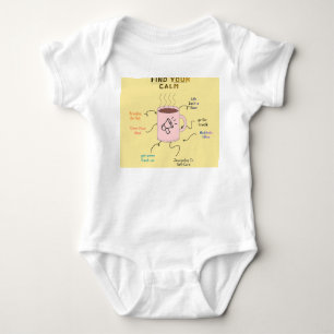 Motivational Text Wrap Design Baby Bodysuit
