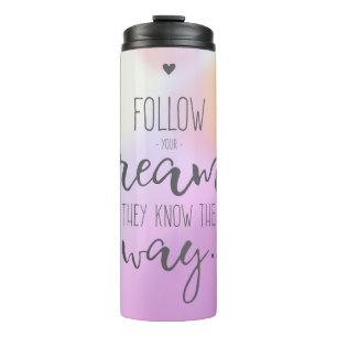 Motivational Thermal Tumbler