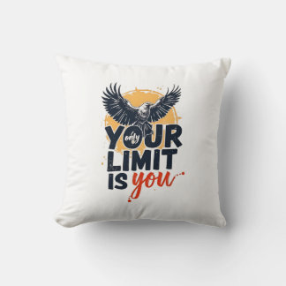Motivational Throw Pillow – Inspirational Quote