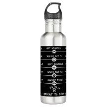 Motivational Time Marker Water Bottle | Hydration