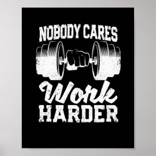 Motivational Training Gym Fitness Poster