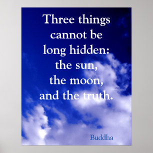 Motivational Truth Quote by Buddha Poster