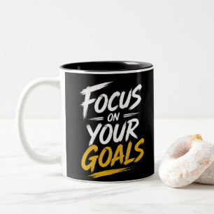 Motivational Two-Tone coffee mug