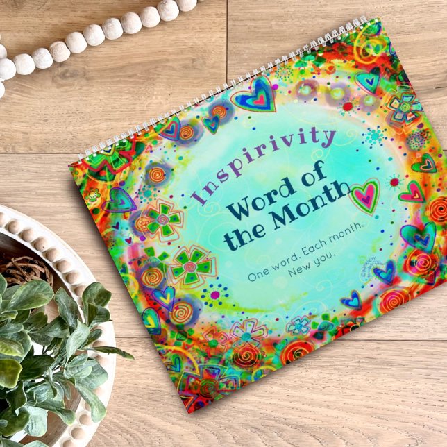 Motivational Uplifting Fun Inspirivity ONE WORD   Calendar (Creator Uploaded)