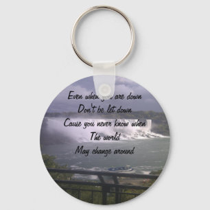 motivational upliftment key ring