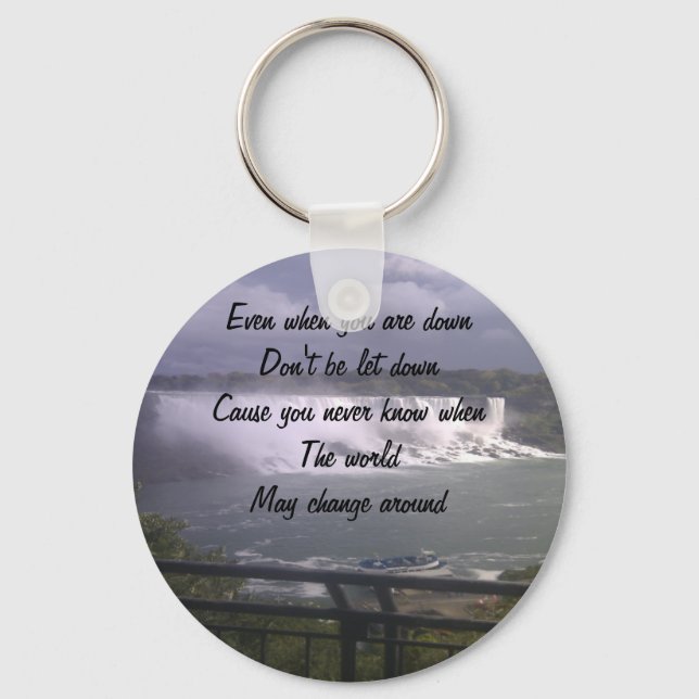 motivational upliftment key ring (Front)