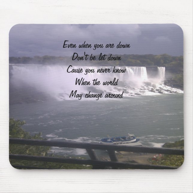 motivational upliftment mouse mat (Front)