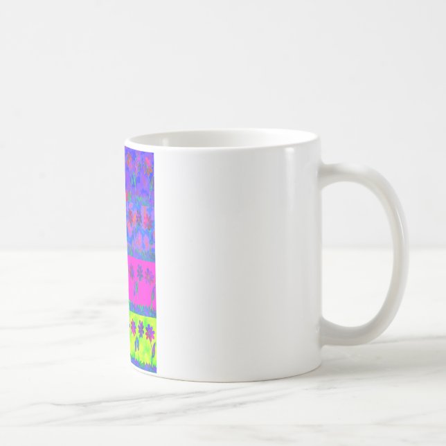 Motivational Vibrant "Eat Love & Play" Art Print Coffee Mug (Right)