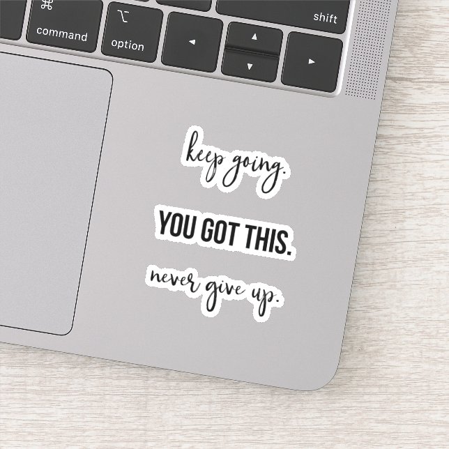 Motivational Vinyl Decal Stickers (Detail)