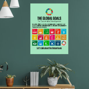 Motivational Wall Art Global Sustainability Goals