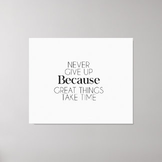 motivational wall art, inspirational quote, positi canvas print