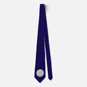 Motivational Wealth and Happiness Quote Tie