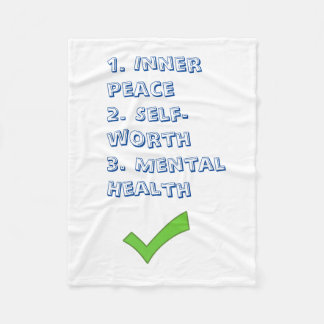 Motivational Wellness Fleece Blanket