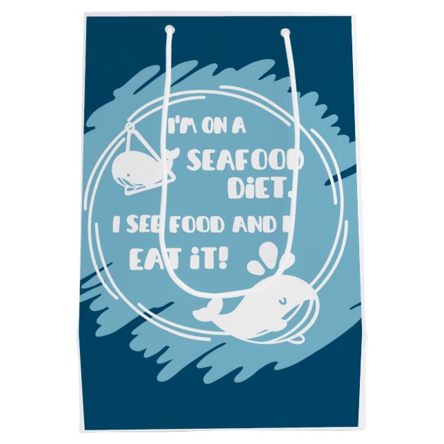 Motivational Whale Gift Bag (Back)