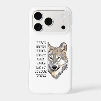 Motivational Wolf Quote Phone Case - You Run the D