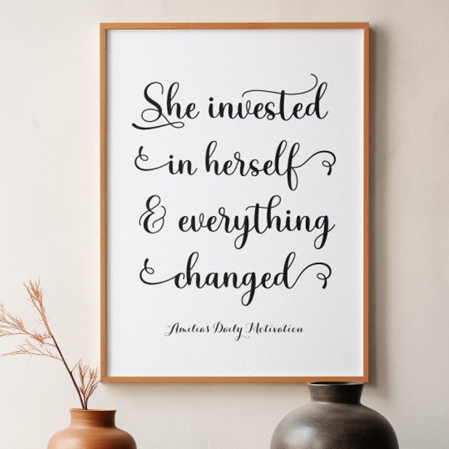 Motivational Women Quote Girl Power  Poster (Creator Uploaded)
