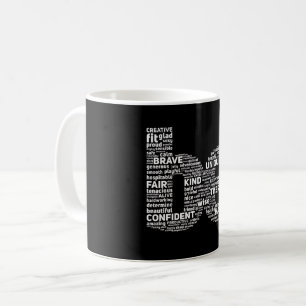 Motivational Word Cloud Mug 