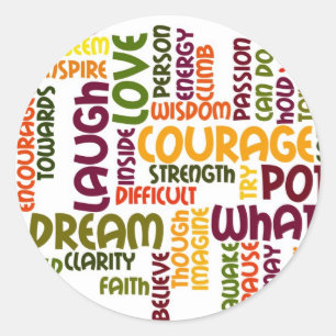 Motivational Words #1 stickers