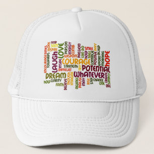 Motivational Words #1 truckers hat