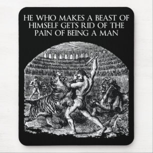 Motivational Words - BEAST Mouse Mat