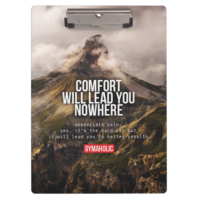 Motivational Words Clipboard (Front)