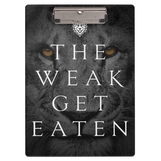 Motivational Words Clipboard (Front)