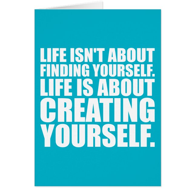 Motivational Words - Create Yourself (Front)