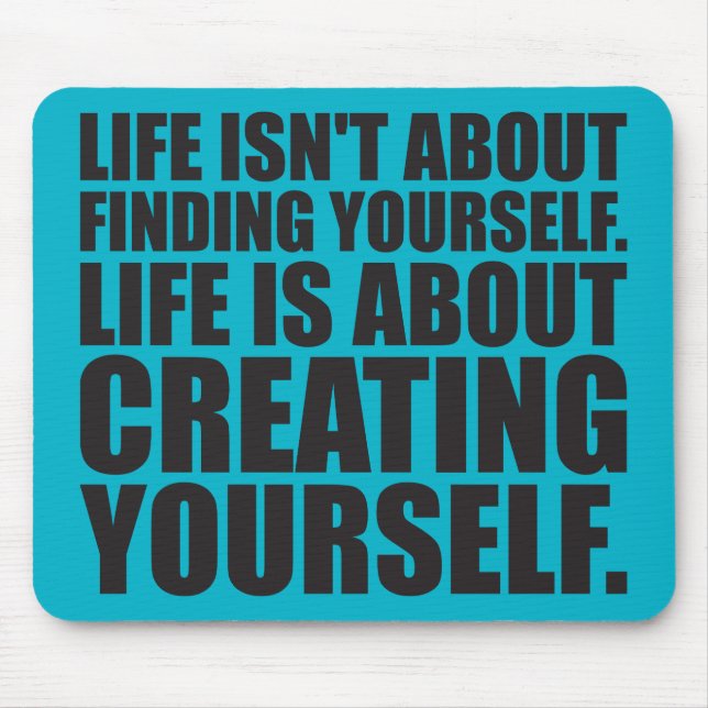 Motivational Words - Create Yourself Mouse Mat (Front)