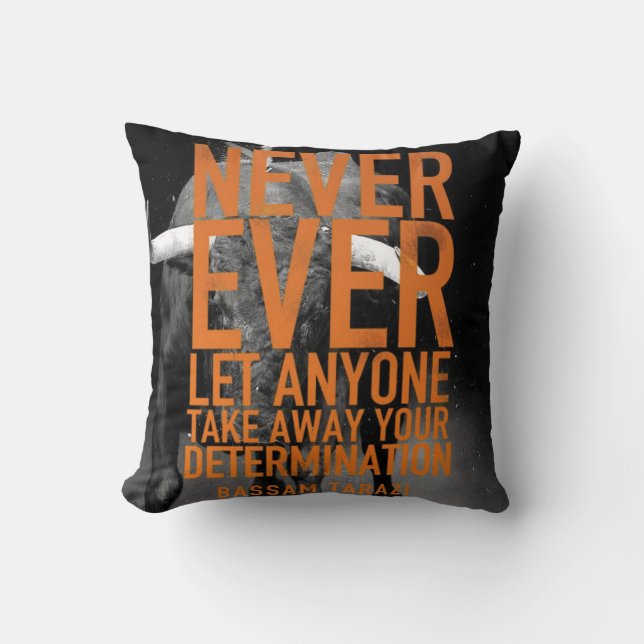 Motivational Words Cushion (Front)