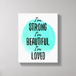 motivational words for dreamers and hard workers canvas print