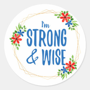 motivational words for success and life struggle classic round sticker