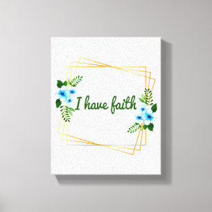 motivational words for work, life and success canvas print